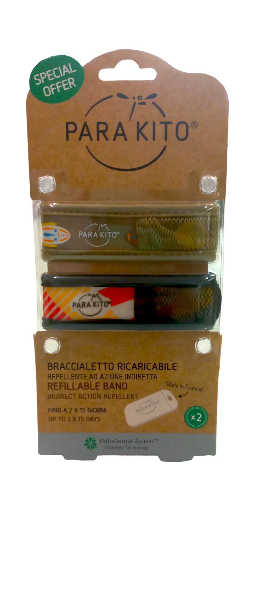 Parakito braccialetto adulto kit 2 pz