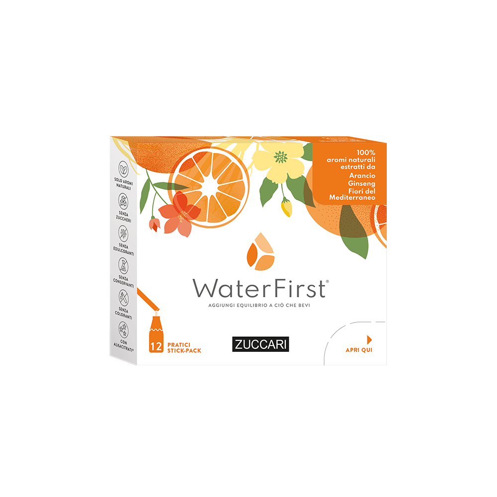 WaterFirst Arancio Ginseng Fiori del Mediterraneo