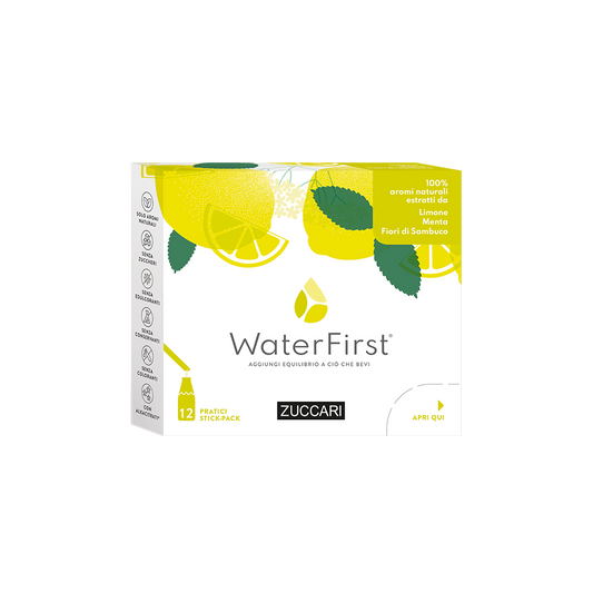 WaterFirst Limone Menta Fiori di Sambuco