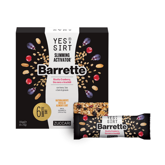 Yes Sirt Slimming Activator Barrette Ricetta Cranberry, Uva nera e Arachidi