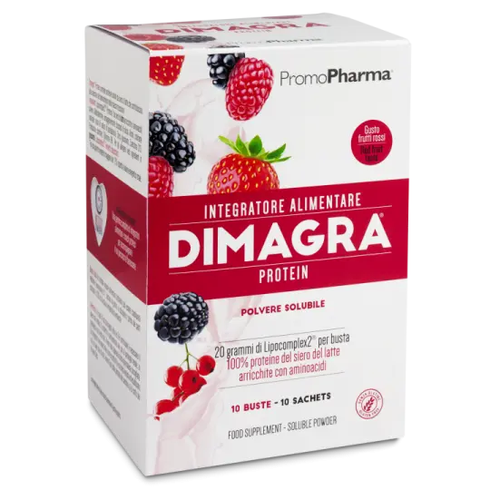 Dimagra Protein Red fruit 10 buste