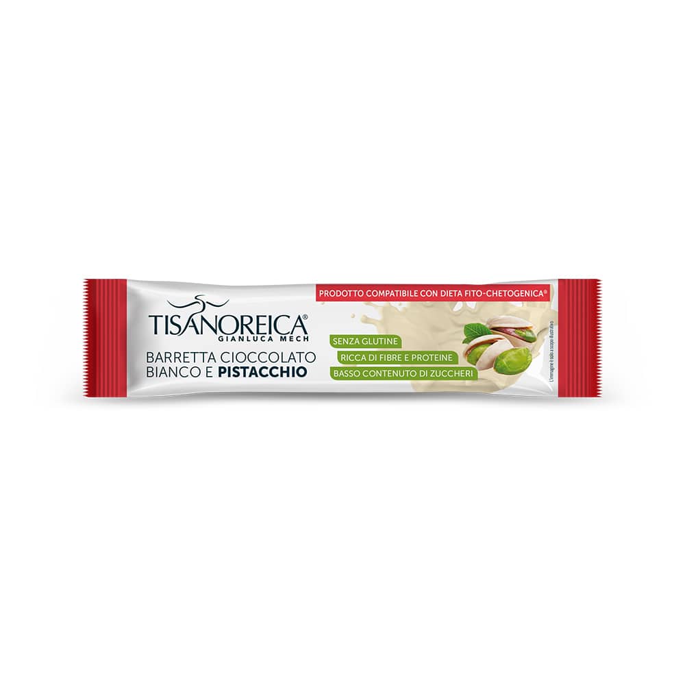 Tisanoreica Barretta Cioccolato Bianco e Pistacchio (1x35g)