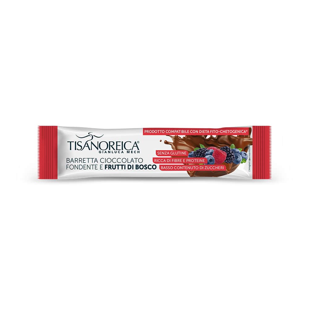 Tisanoreica Barretta Cioccolato Fondente e Frutti Rossi (1x35g)