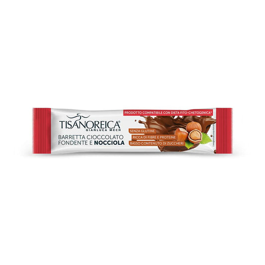 Tisanoreica Barretta Cioccolato Fondente e Nocciola (1x35g)